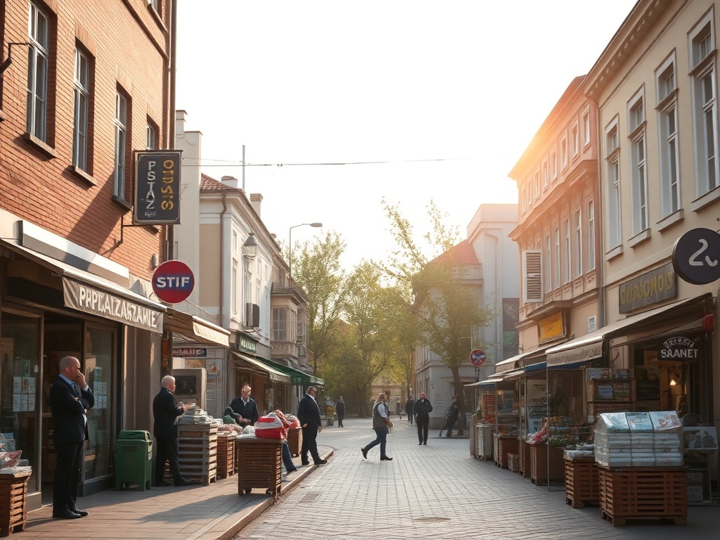 Tablica informacyjna Strefy Płatnego Parkowania w Radomiu, zawierająca kluczowe zasady i opłaty.