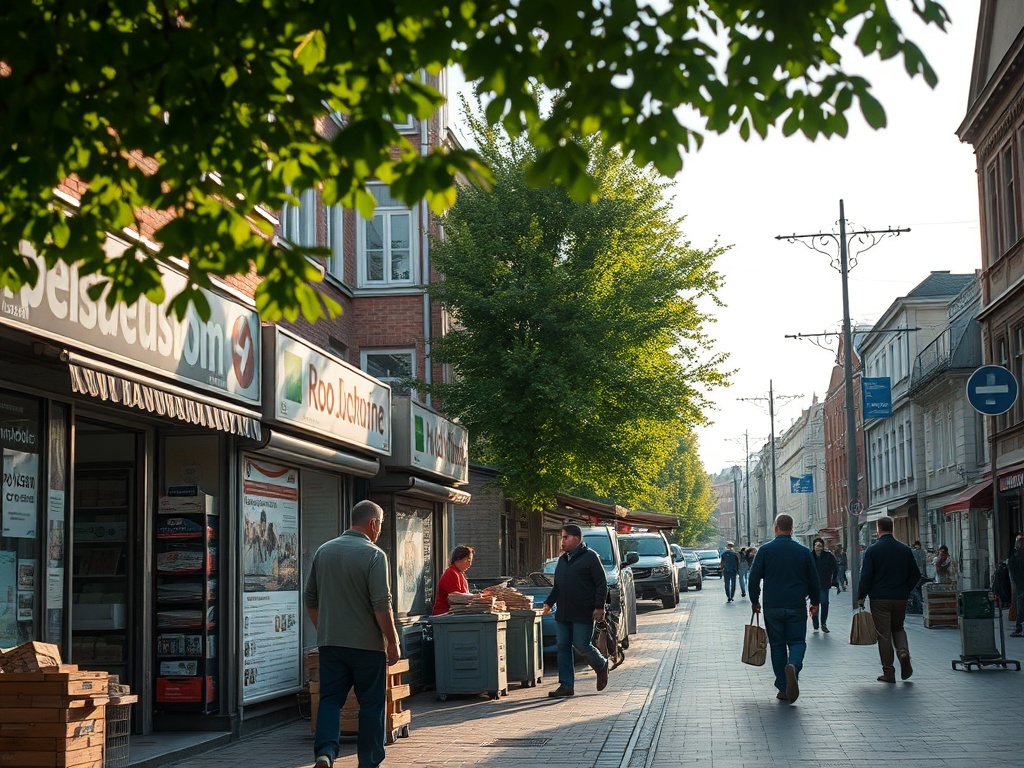 Tablica informacyjna na lotnisku z logo miasta Radom i informacją o dopłatach do lotów