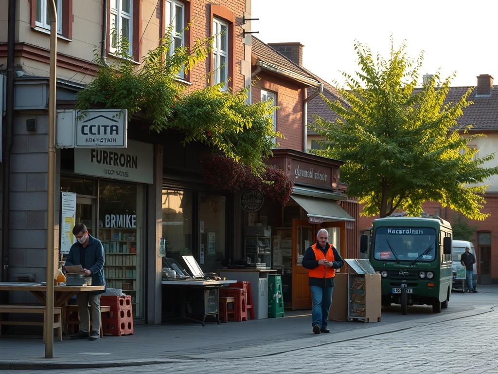 Logo Funduszy Europejskich z napisem Radom, ilustrujące inwestycje UE w mieście