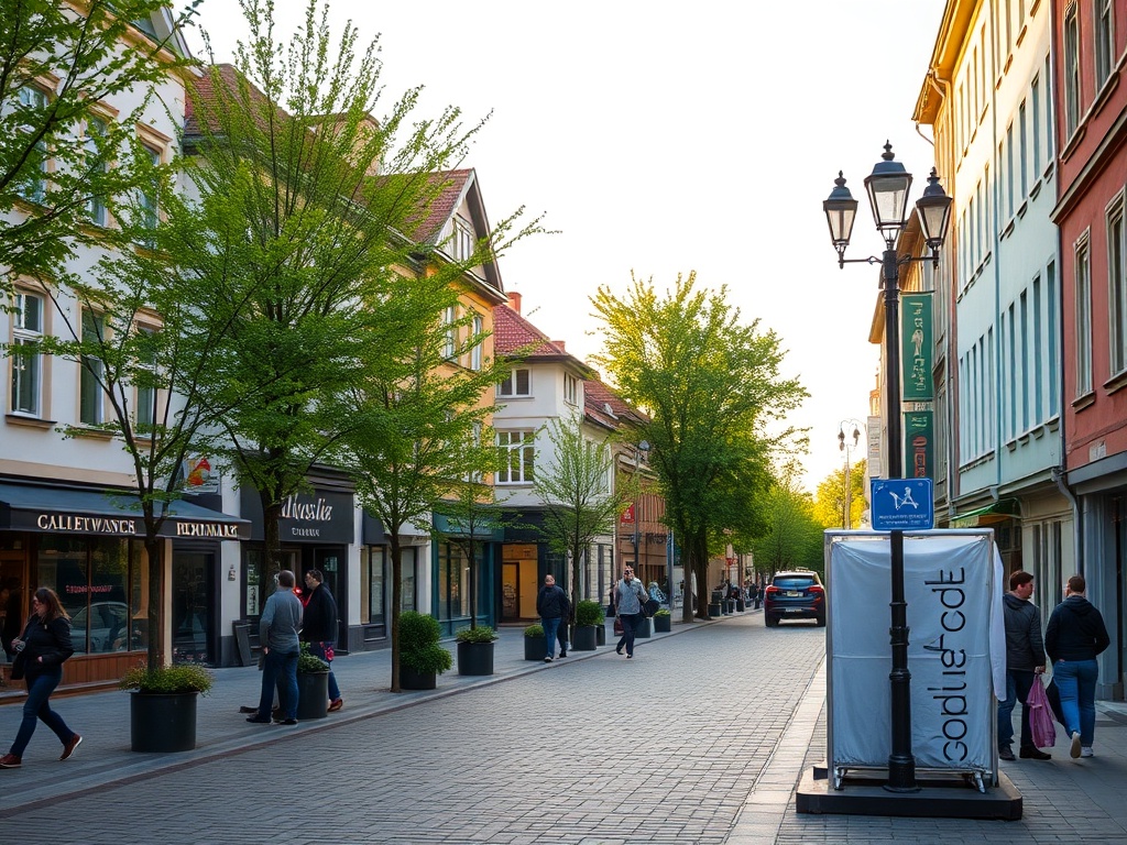 Ilustracja symbolizująca Radom z elementami nawiązującymi do polityki i sportu, w tym nawiązanie do frazy Radom referendum Pionki sportowiec zatrzymany.