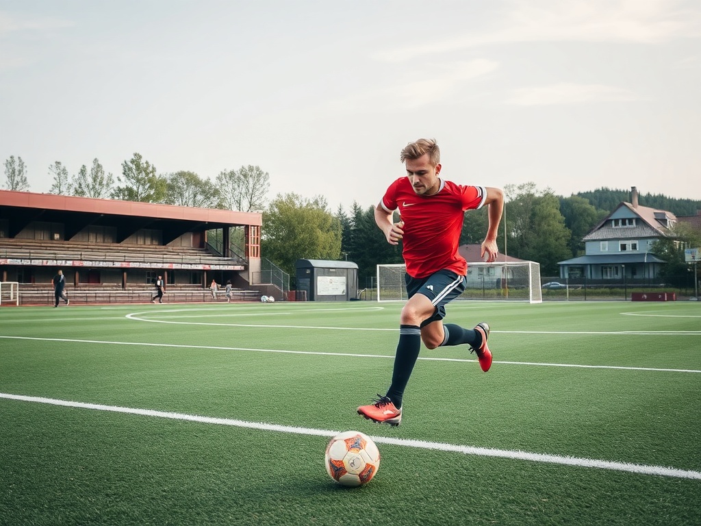 Piłkarze Radomiaka Radom w akcji podczas ważnego meczu z Widzewem Łódź o utrzymanie w lidze