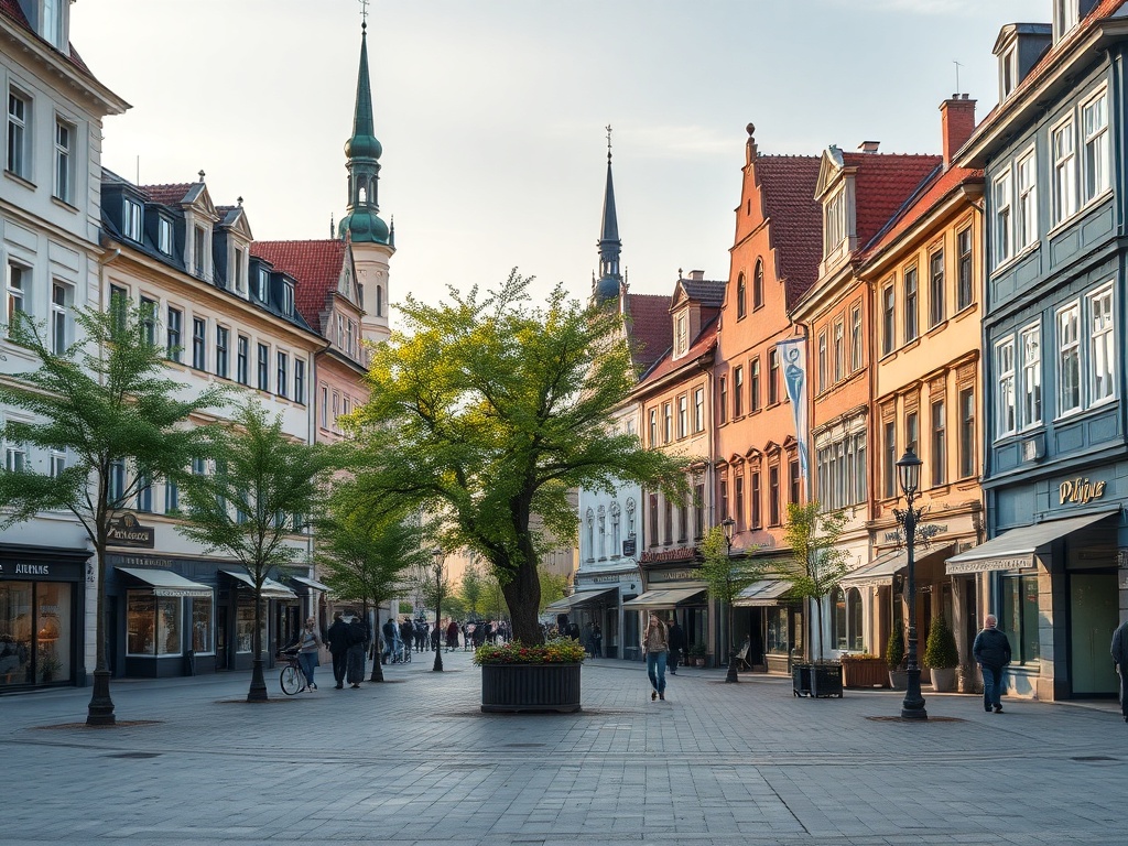 Absolwenci VI Liceum Ogólnokształcącego w Radomiu świętujący zakończenie roku szkolnego, symbol rozwoju miasta