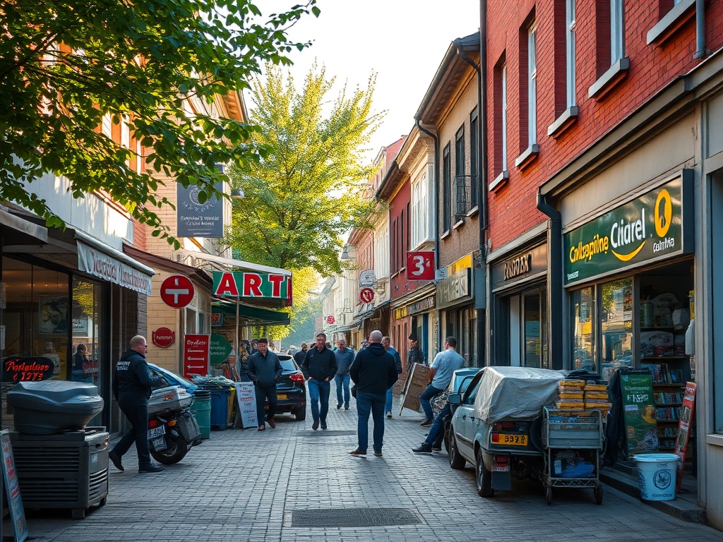 Grafika przedstawiająca projekt przebudowy ul. Perzanowskiej w Radomiu, ilustrująca inwestycję wartą blisko 6 mln zł.